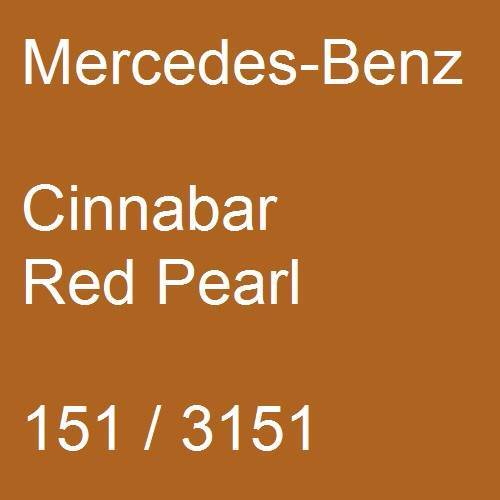 Mercedes-Benz, Cinnabar Red Pearl, 151 / 3151.